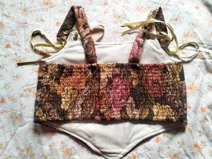 Floral Corset Top New