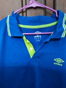 Umbro Blue Polo T-Shirt