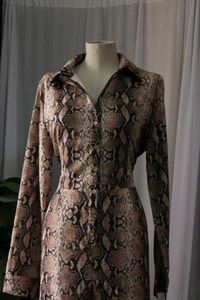 Urbanic Snakeskin Print Jumpsuit