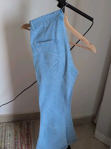 Light Blue high waist Flare Jeans