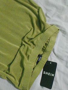Shein Olive Green Maxi Skirt