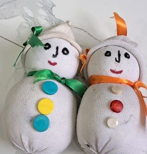 Handmade Snowman Soft Toys