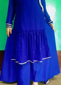 Handmad stylish kurti set with 2.5 mtr dupatta