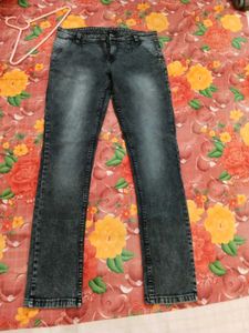Acid Wash Bootcut Jeans