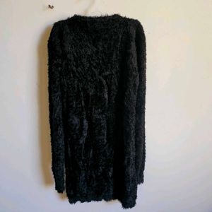 Fuzzy Black top/dress