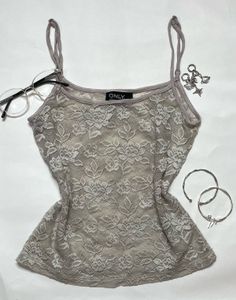 Lace Vintage Y2k Cami Top