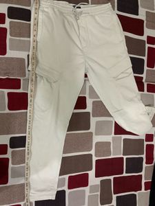 White Cargo Pants