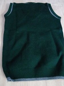 Half sleeve Green Sweater School Uniform