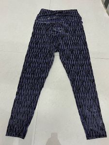 Stylish high waist Patterned Leather pant