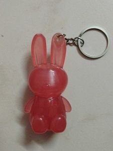 Cute Bunny Lipgloss with Keychain