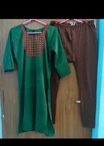 Knitted Kurta Set
