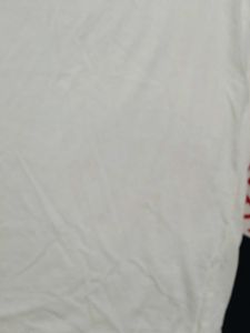 White Plain Tshirt For Men