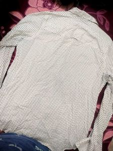 White Polka Dot Shirt