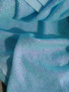 2 Mtr Sparkling Blue Fabric Piece