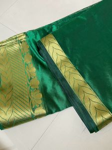 Green Cotton Saree