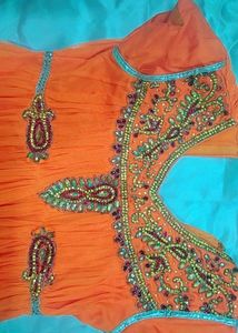 Mango Orange Party Wear