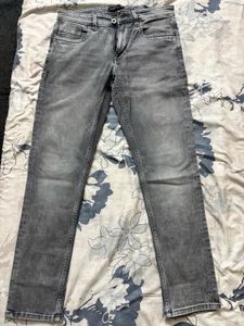Stylish Grey Denim Jeans