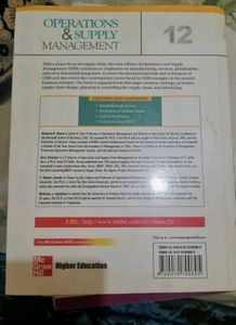 Operations &amp; Supply Management