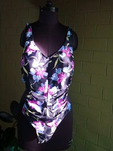 Floral Print One-Piece Swimsuit