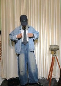 Wide Leg Denim Jeans