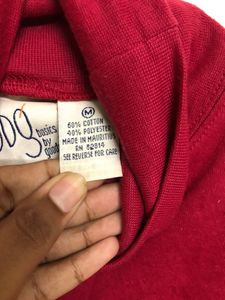 Basics By Goodys Red Long Sleeve T Shirt