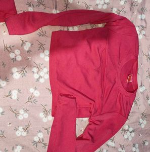 Pink Co-ord Set skirt and tops