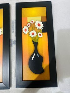 Framed Floral Art - Set of 2