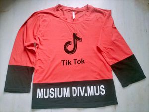 Trendy Crop Top In Red Colour