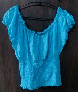 Blue Morgan Top