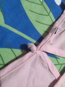 Blush Pink Bell Sleeve Top