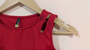 Asymmetric Detail Crop Top