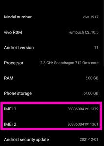 VIVO Z1X UNUSED SMARTPHONE