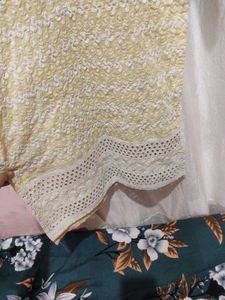Chikankari Kurta With Trouser