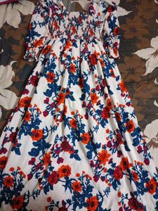 Floral Print Maxi Dress