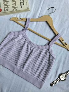 Lavender Crop Top