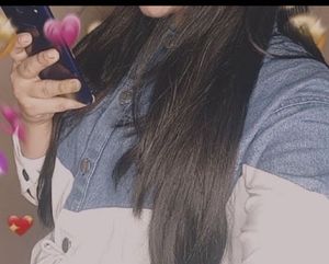 Color Block Denim Top