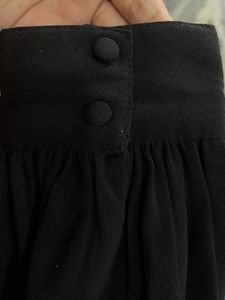NA-KD Black Balloon Sleeves Top