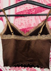 Lace Trim Cami Top