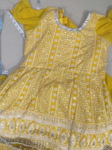 Yellow Embroidered Kurta Set