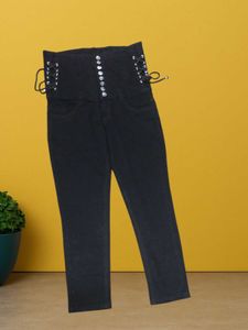 M@47 Size-30 Lace Off-Shoulder Crop Top