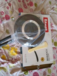 🆕🔥Brand New Ganga Non Stick Flat Tawa 285mm