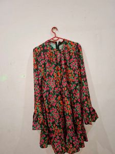 Floral Print Mini Dress