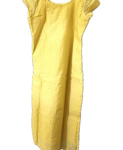 Yellow Embroidered Kurta Set