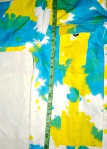 Baesd Tie&amp;Dye Denim Jacket💛💙✨