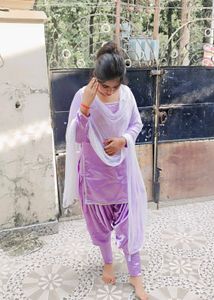 Lavender Salwar Suit