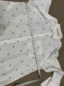 White Patterned Shirt