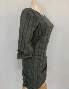 Zara Plaid Mini Dress