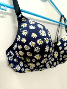 Floral Print Bra