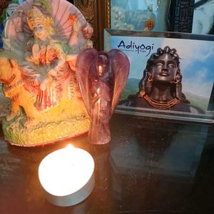 Amethyst Crystal Angel Figurine