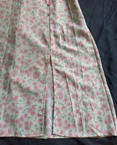 Floral Midi Skirt